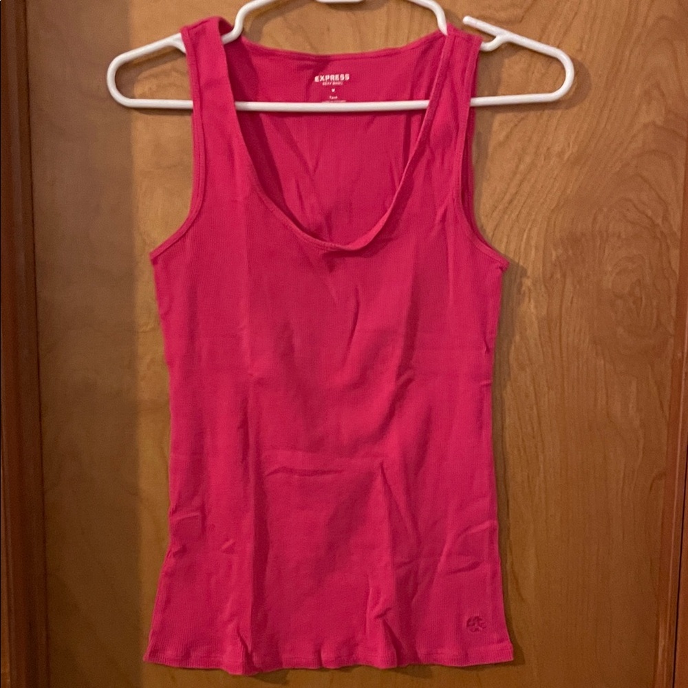 Express Women's Pink Tank Top
